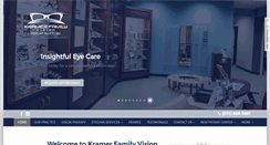 Desktop Screenshot of kramerfamilyvision.com
